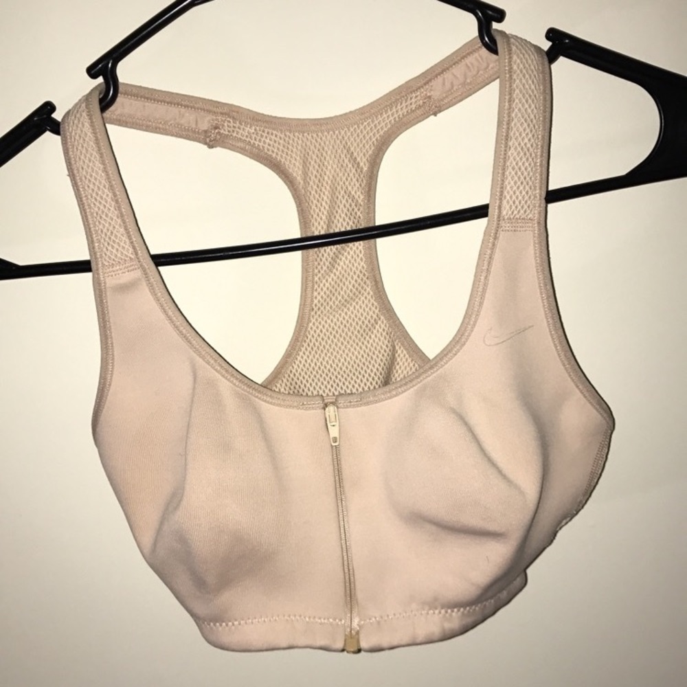 Nude Nike sports bra