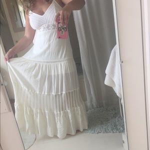 Long Tibetan wedding style dress