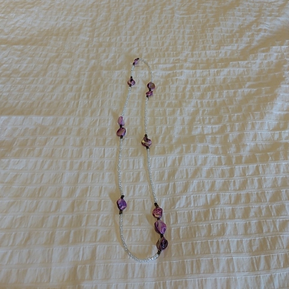 Free with purchase!  Handmade beaded necklace