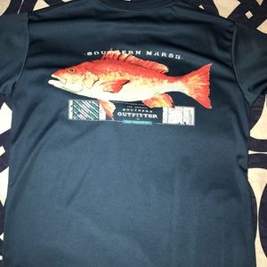 BOYS dry fit Southern Marsh tee