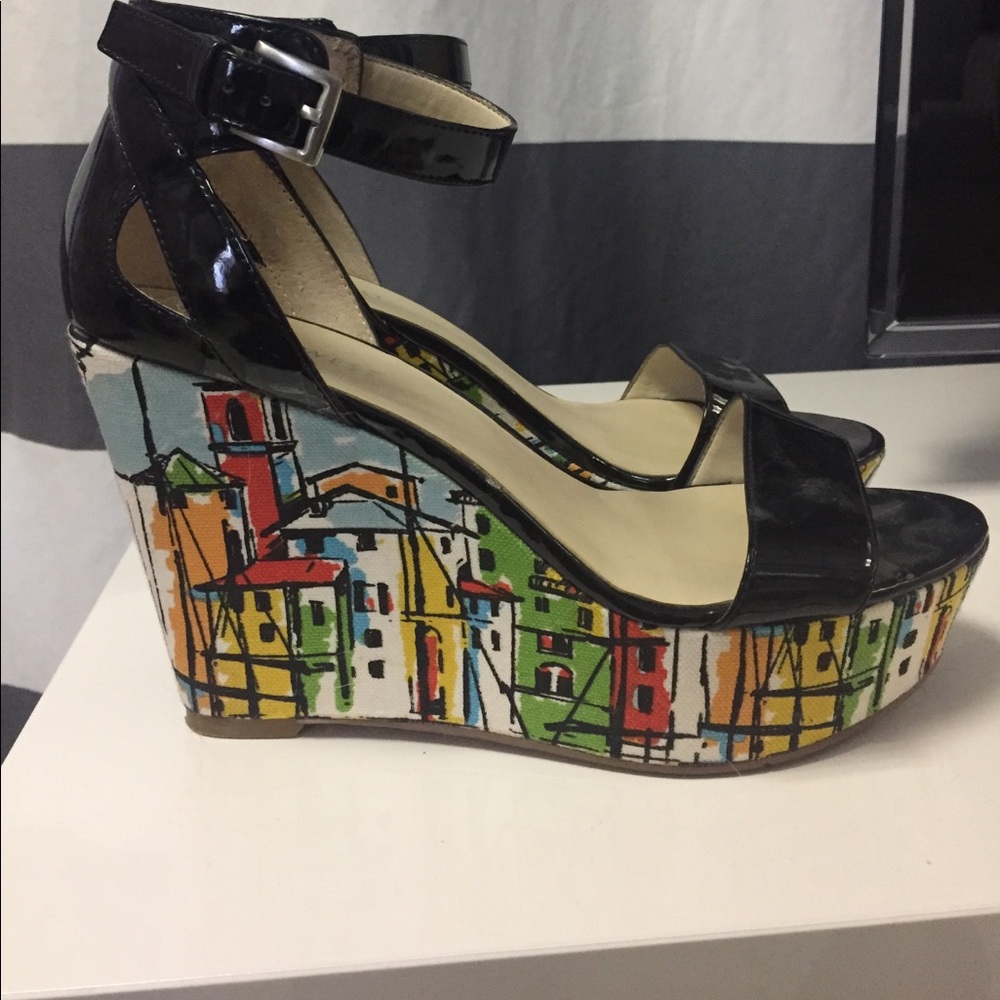 Nine West Printed Platform Shoes