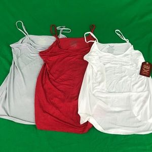 LOT of 3 Women's Adjustable Strap Cami's