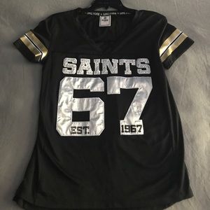 VS PINK NFL saints jersey