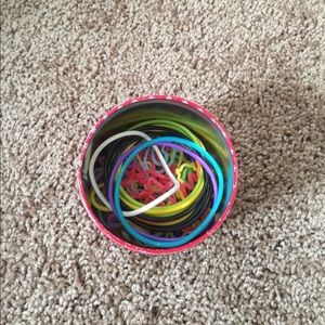 Jelly bracelets and silly bands bundle 70+ ct
