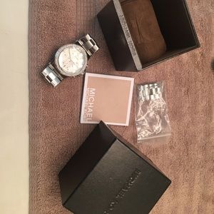 Micheal Kors Silver Watch