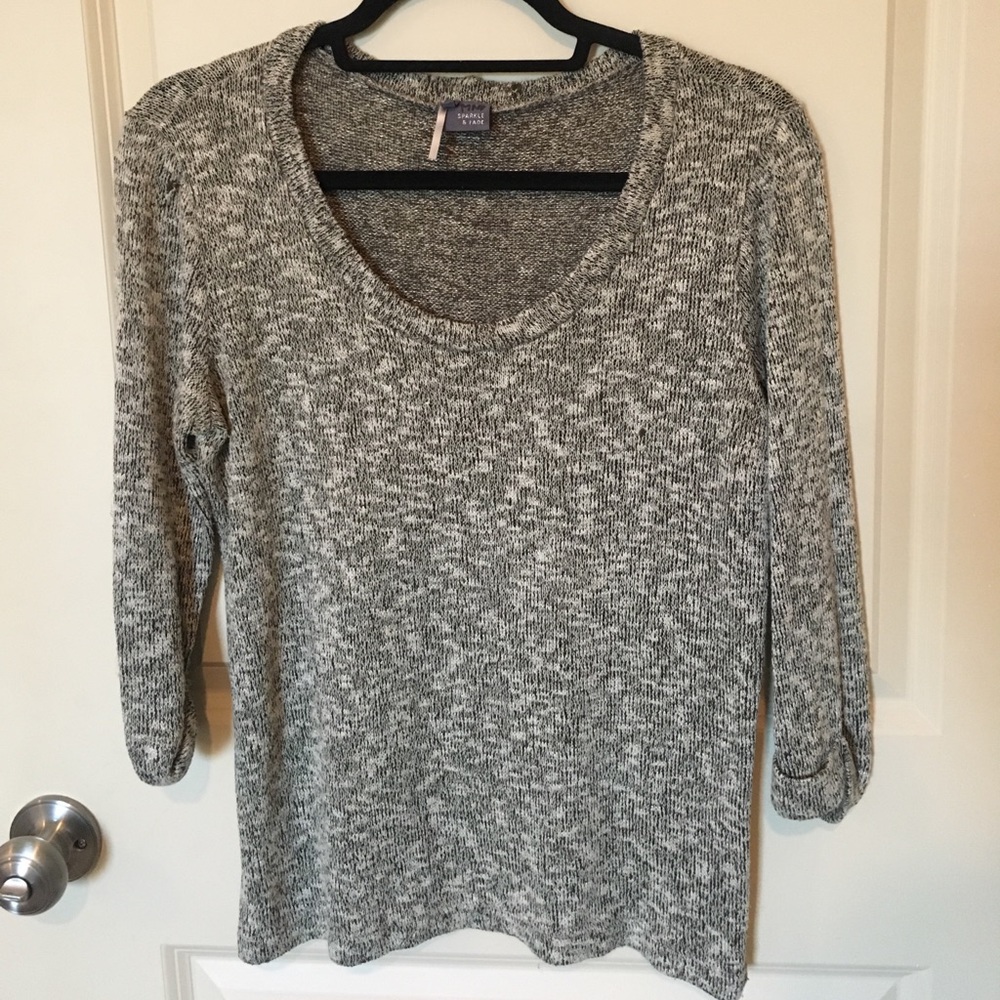 Knit Scoop Neck Sweater