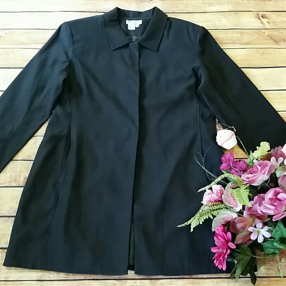 Newport News Jackets & Blazers - 🆕🌹Newport News Easy Style Black Duster Jacket