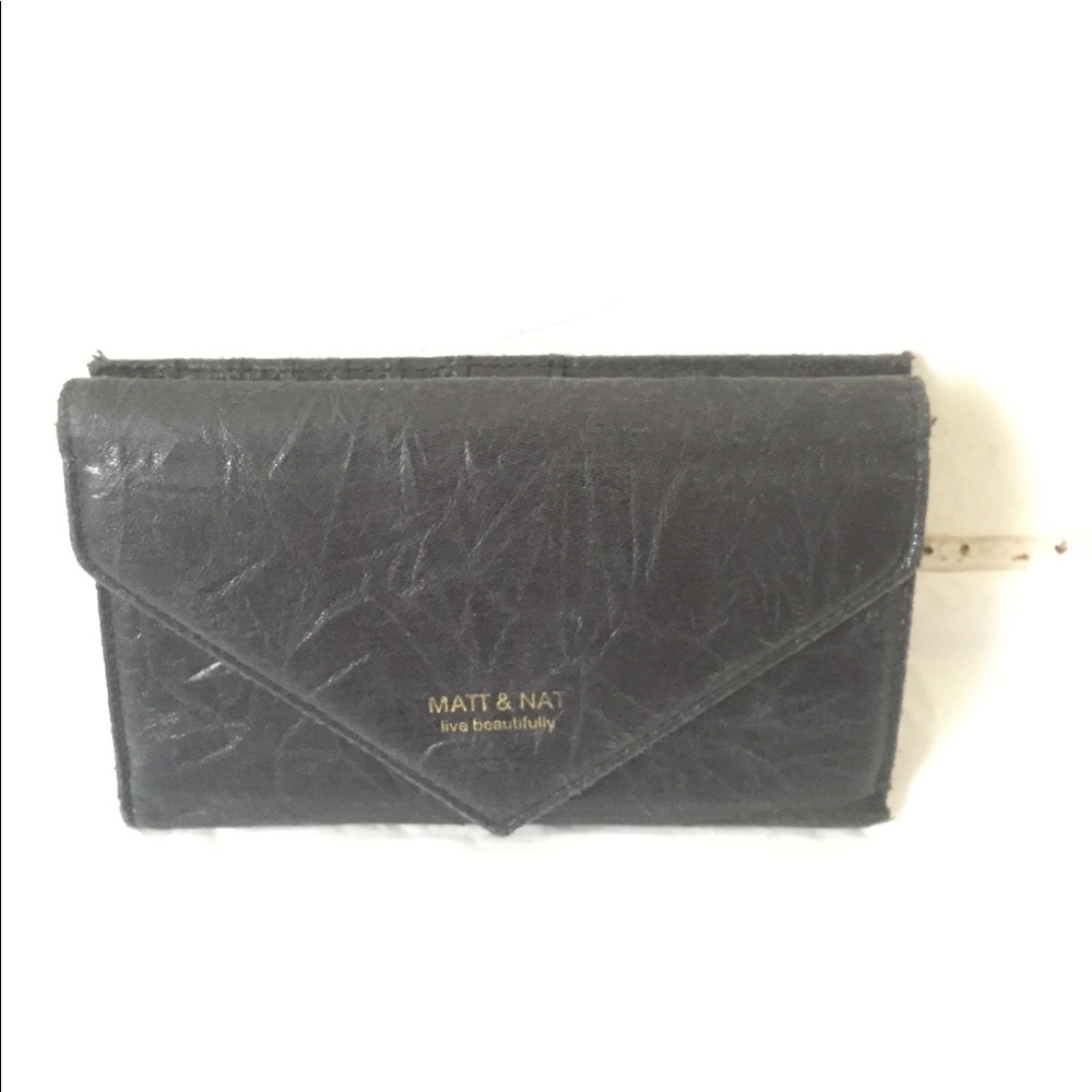 Crinkled Matt & Nat wallet Japanese paper style