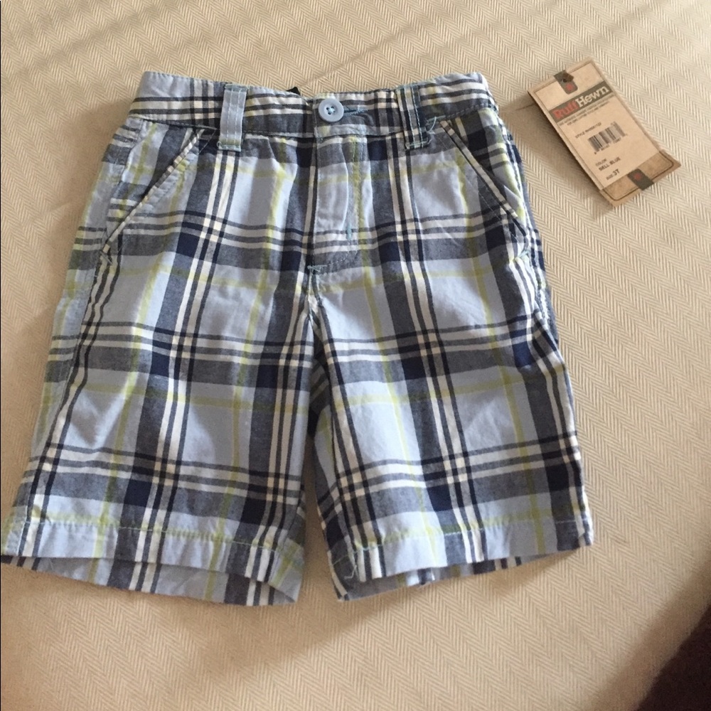 Boys plaid shorts