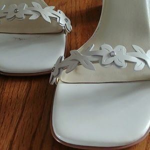 Size 8 cream sandals