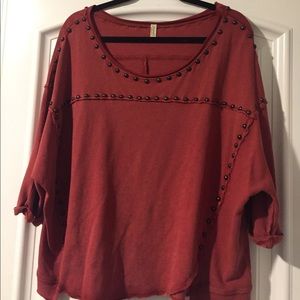 Free people dyed top