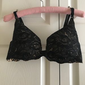 Victoria Secret Black Lace Push-up Bra