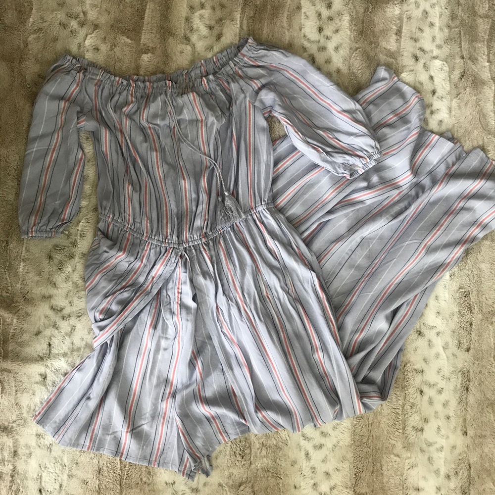 Soft spilt Maxi with shorts