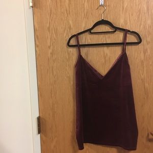 Velvet tank top
