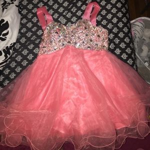 Coral Homecoming/Prom Dress