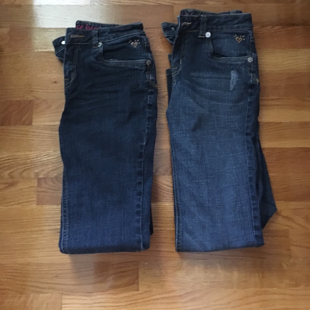 ☀️ Two Pairs of Justice Jeans for kids!! ☀️