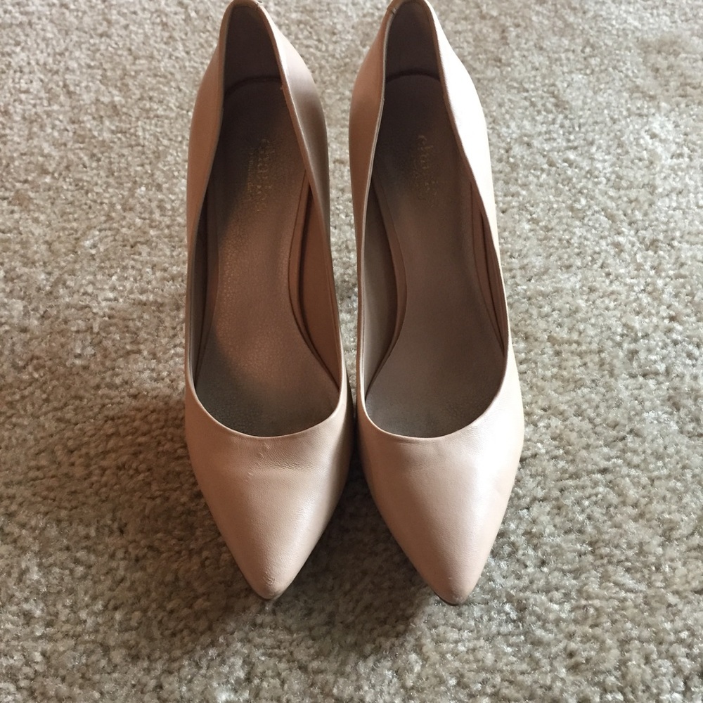 Charles by Charles David - Nude Leather Heels