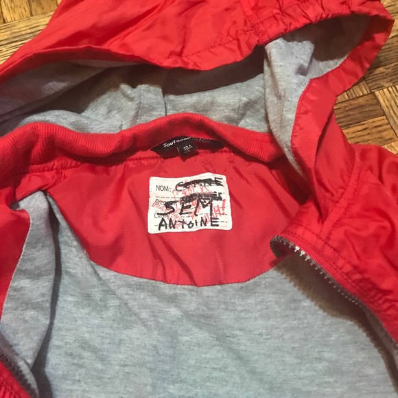 School Boy Hooded Jacket Size 10A - Picture 5 of 6