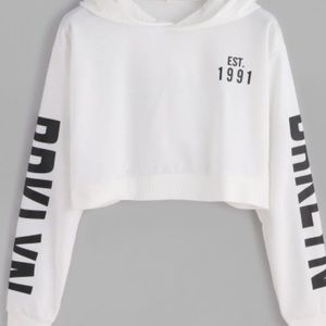 Brooklyn cropped sweatshirt