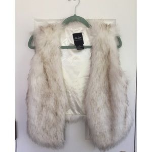 Faux fur vest