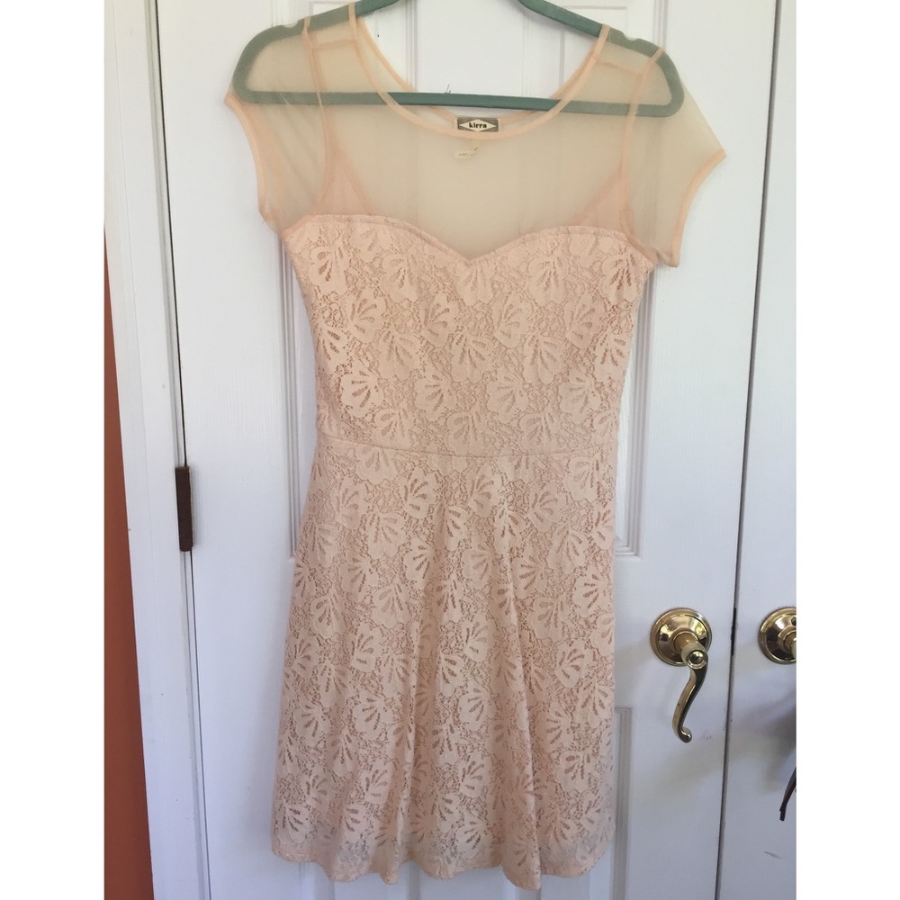 Pacsun blush short sleeve dress