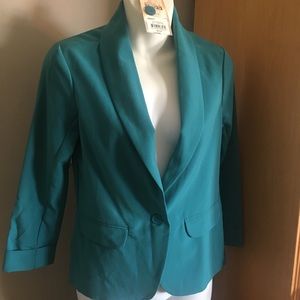 Teal blazer brand new with tags attached