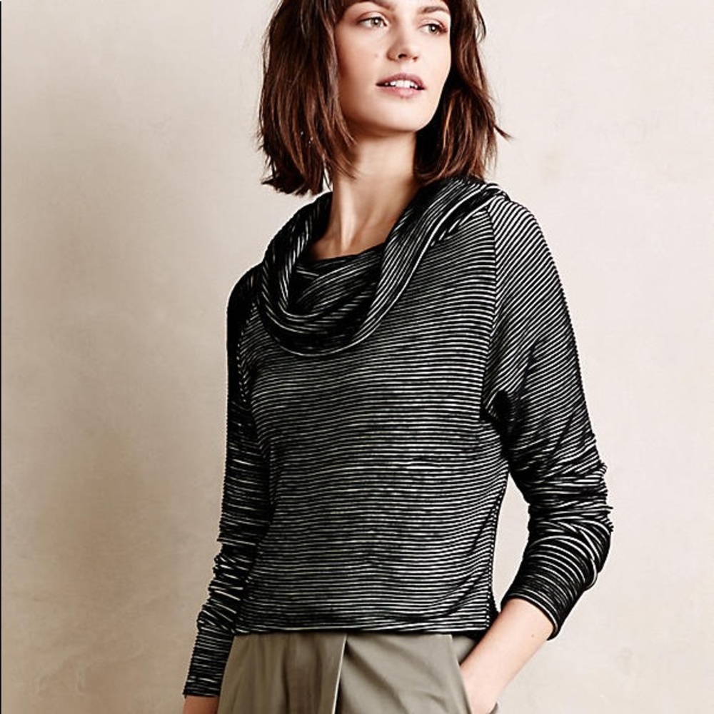Anthropologie Dolan Cowl Textured Pullover