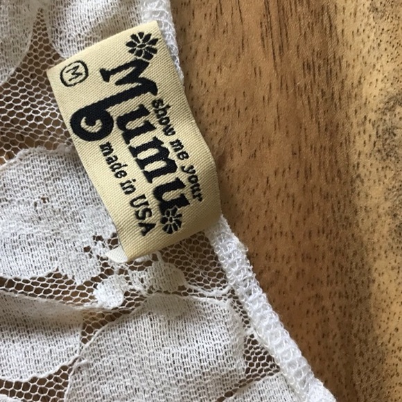 SOLD ❤HP❤ Show Me Your MuMu lace crop top M - Picture 5 of 5