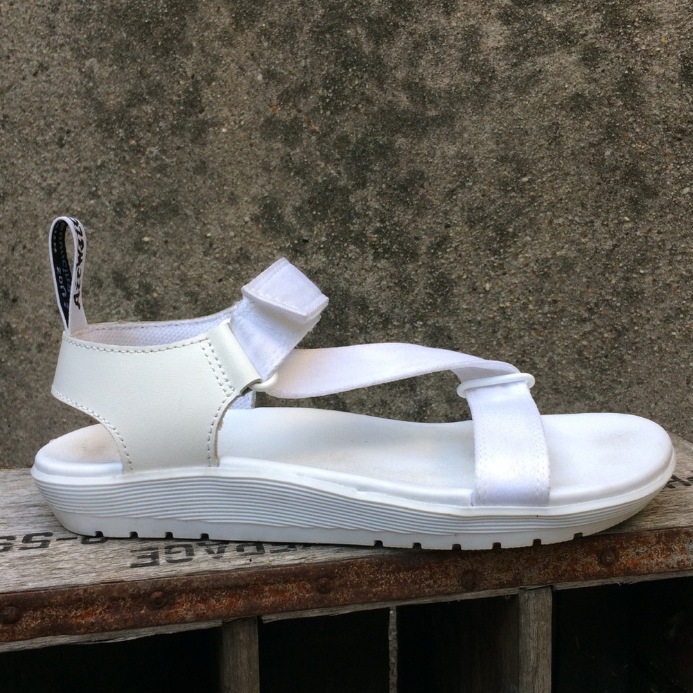 White Dr. Marten Airwalk Sandals