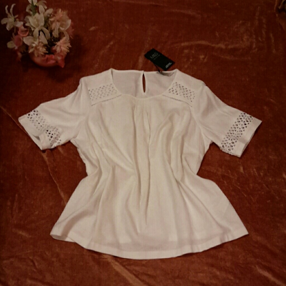 Linen top M&S collection, new, M-L
