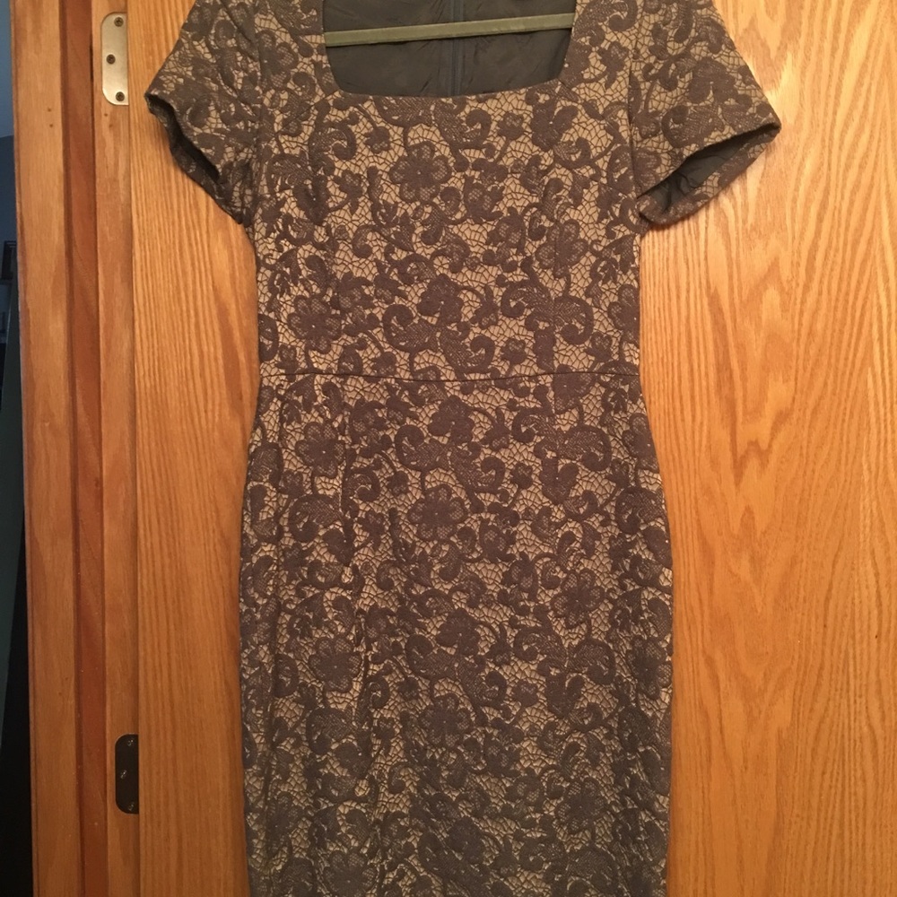Banana Republic Gray Lace dress