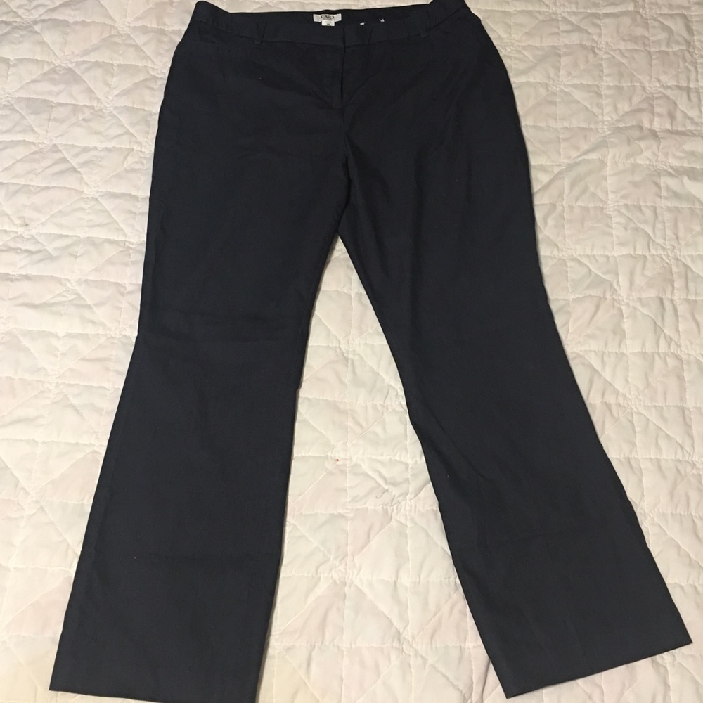Navy dress pants, size 18