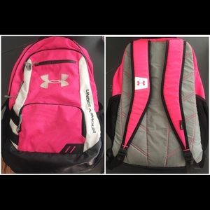 Under Armour Black/Pink Backpack