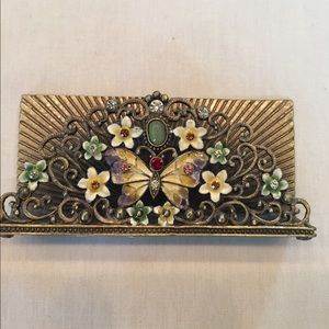 Business Card Holder Jeweled & Enameled