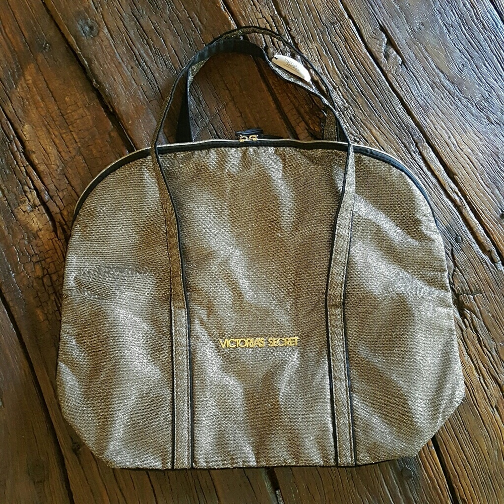 NWT Victoria's Secret Glitter Tote Bag