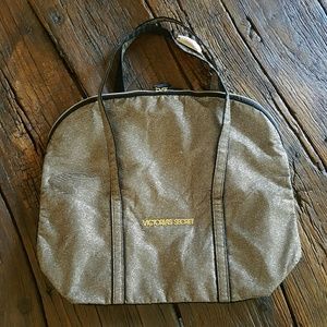 NWT Victoria's Secret Glitter Tote Bag