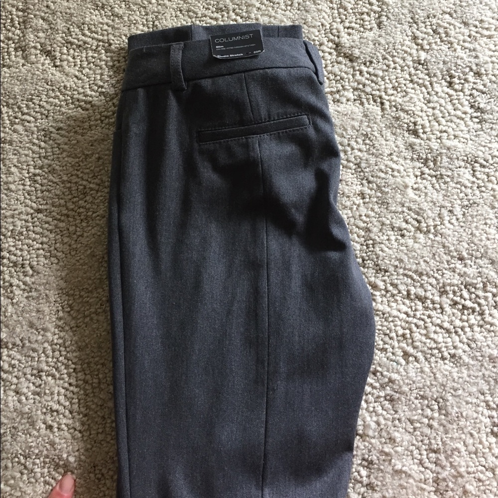 Gray dress pants with tags