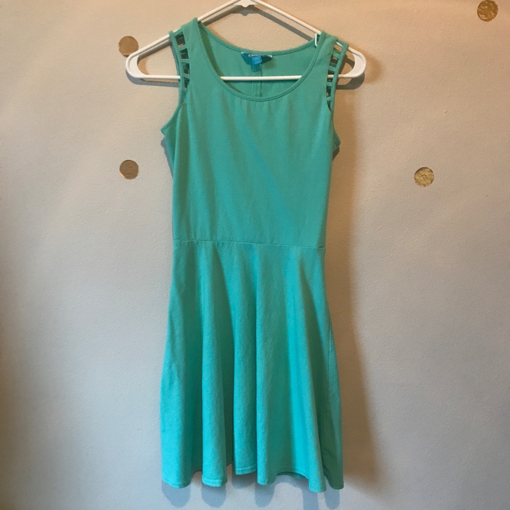 L'amour Nanette Lepore Mint A Line Skater Dress
