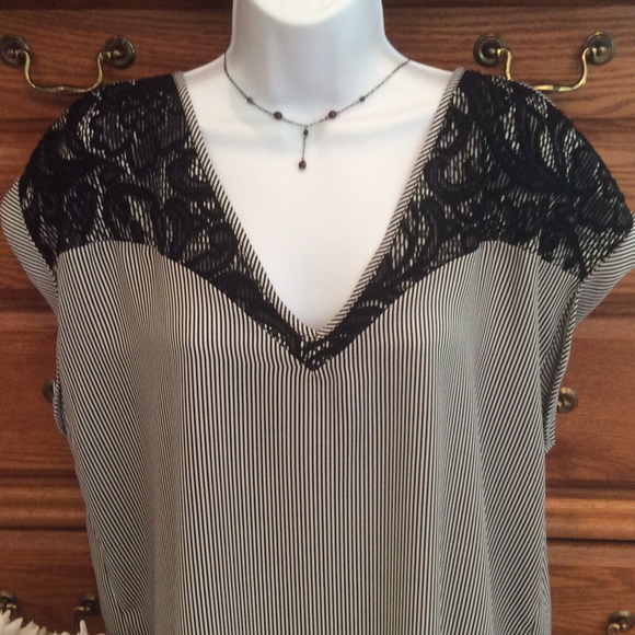 Ny & Co Tops - NY& Co Striped Blouse. NWOT