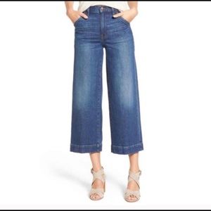 Madewell Wide-Leg Crop Jeans