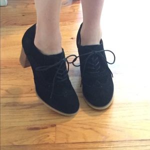 Steve Madden oxford high heel booties