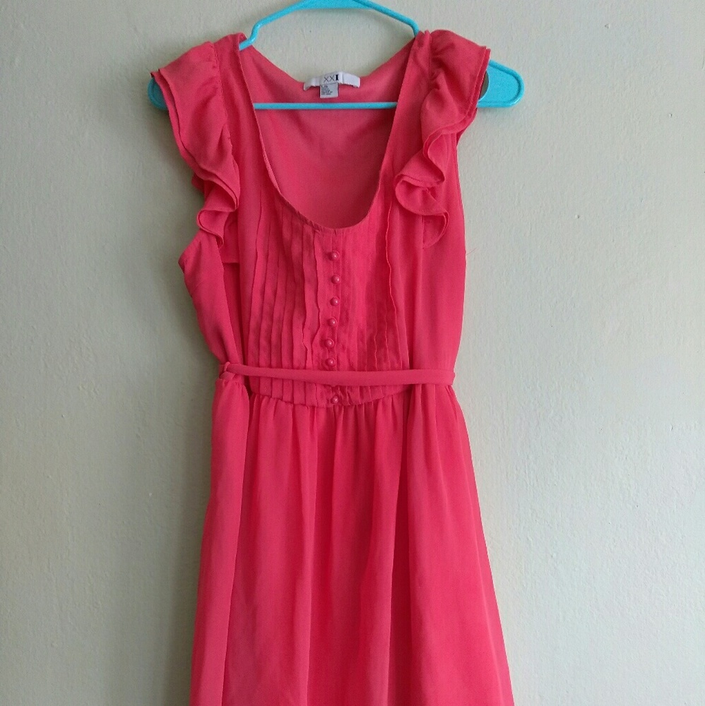 Delicate coral dress