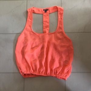 Neon crop top