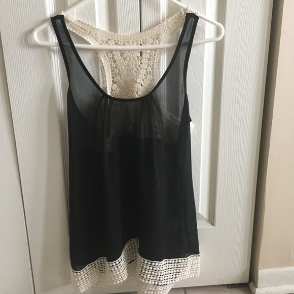 Collective Concept Loosely Woven Razor Back Tank - Picture 3 of 8