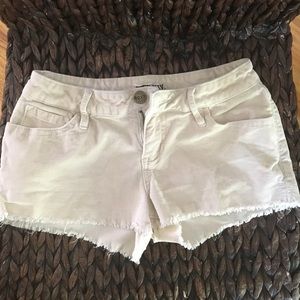 Roxy corduroy shorts Size 1 Cream Fringe