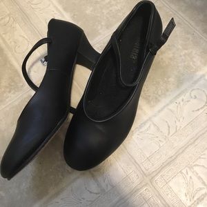 1.5" black character shoes