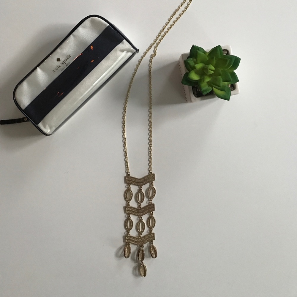 Stella & Dot gold necklace