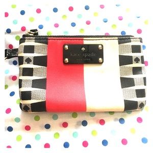 Kate Spade ♠️ color block small wristlet