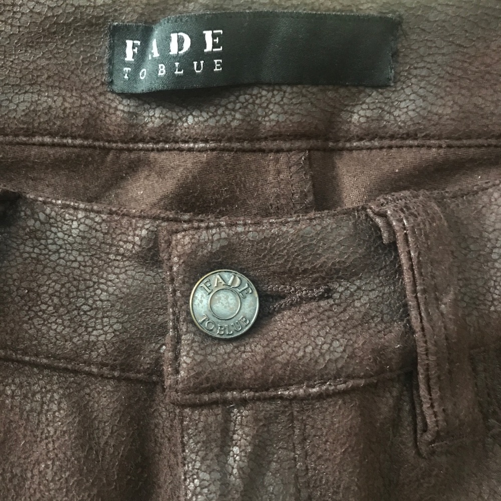 Vegan leather jean