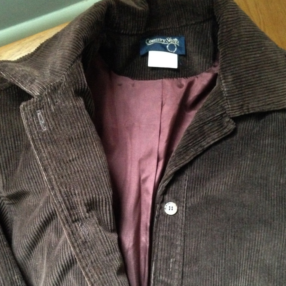 Corduory Button Down Jacket - image 1